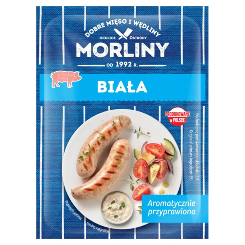 Kiełbasa biała parzona 600 g Morliny